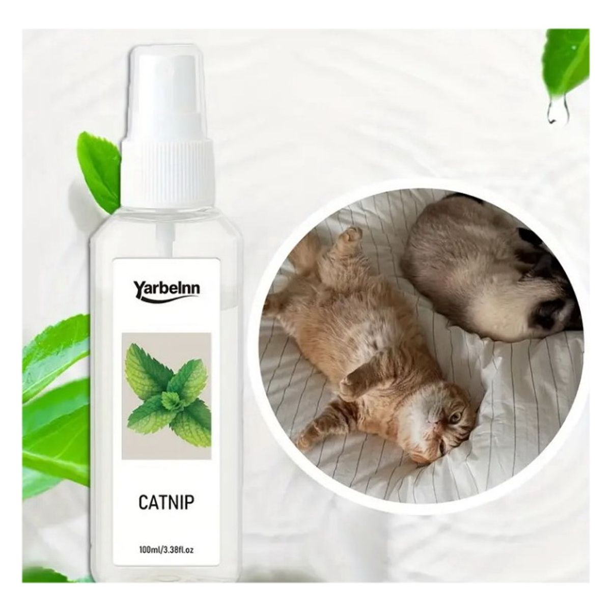 GENERICO - Spray Calmante para Gatos con Catnip Antiestrés Natural