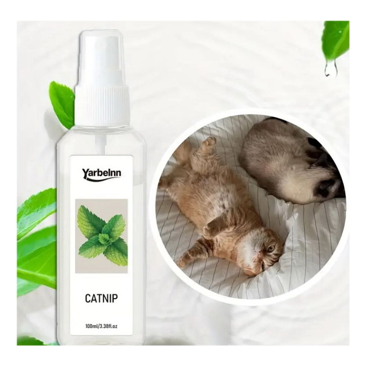 GENERICO - Spray Calmante para Gatos con Catnip Antiestrés Natural