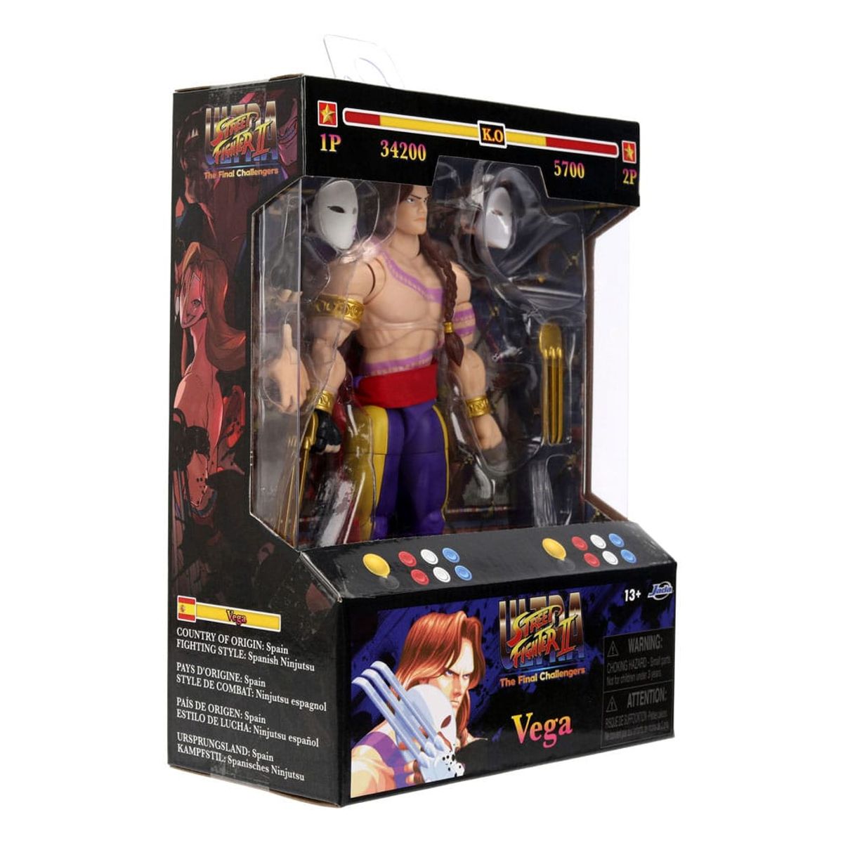 JADA TOYS - Ultra Street Fighter II The Final Challengers Vega Jada Toys