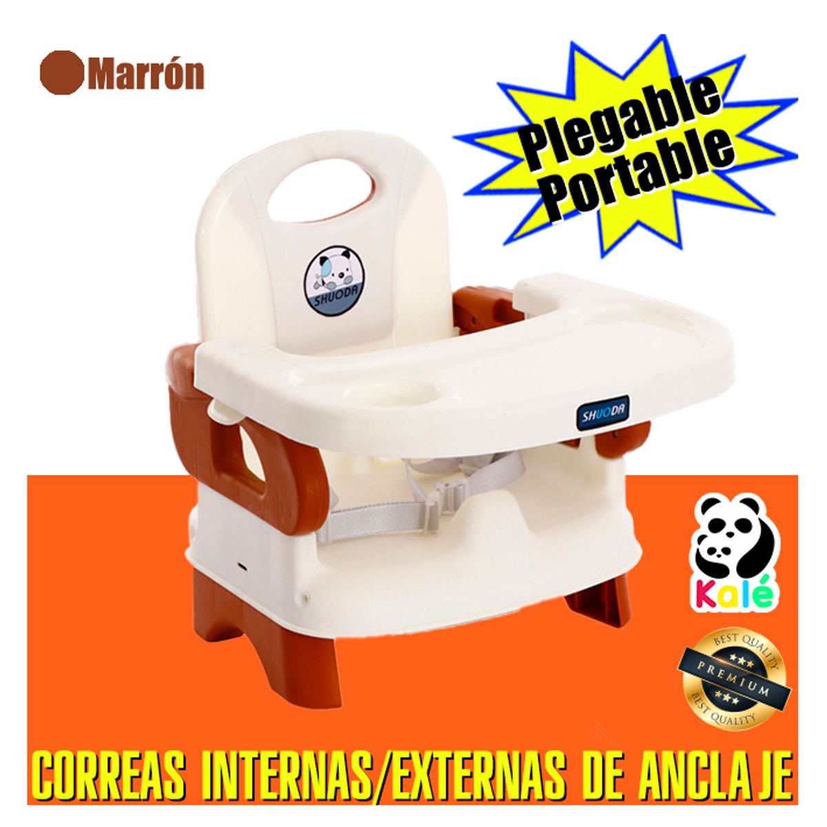 KALE - Silla de Comer Evolutiva Portátil para Bebé SHUODA