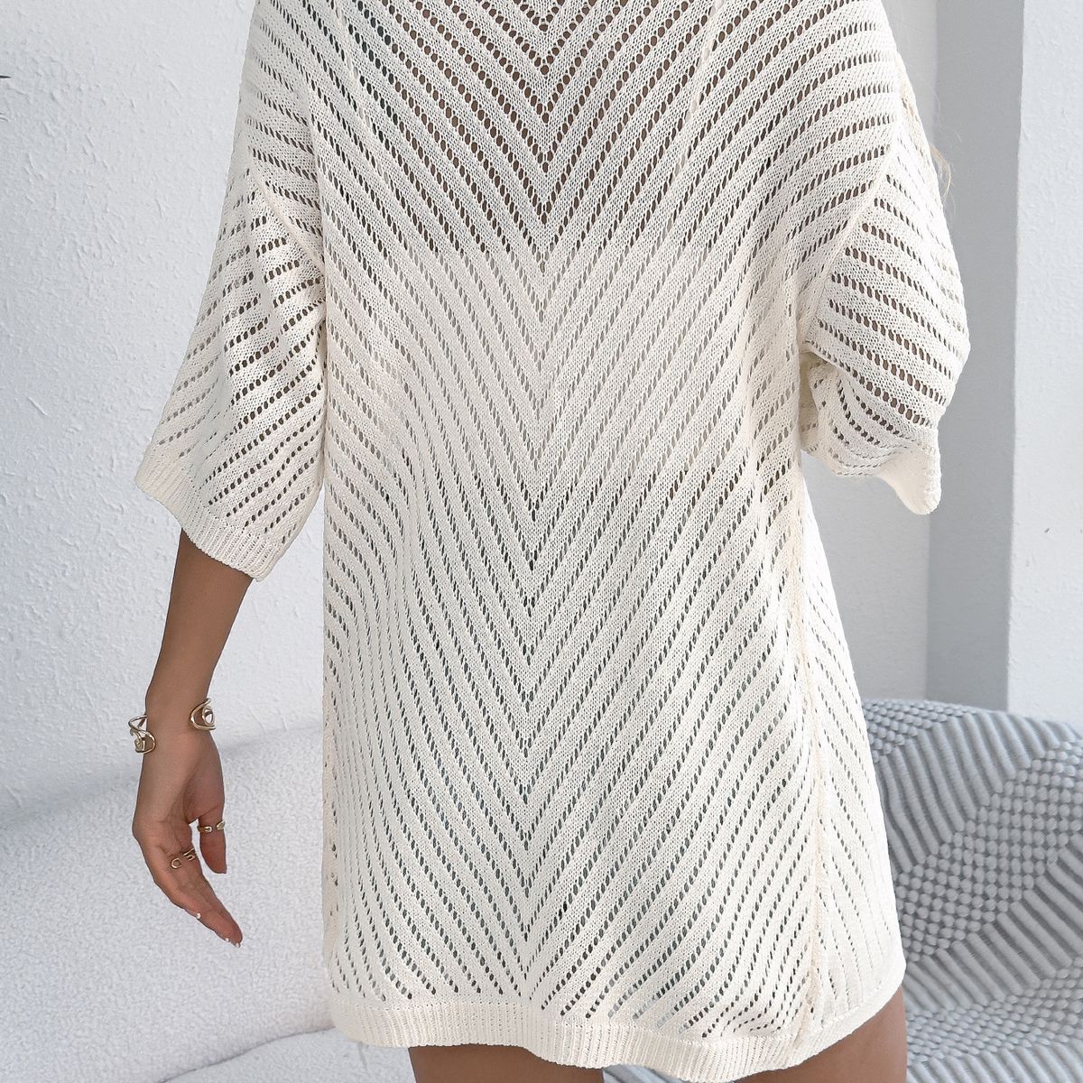 TIOZONEY - Cardigan ligero de verano para mujer