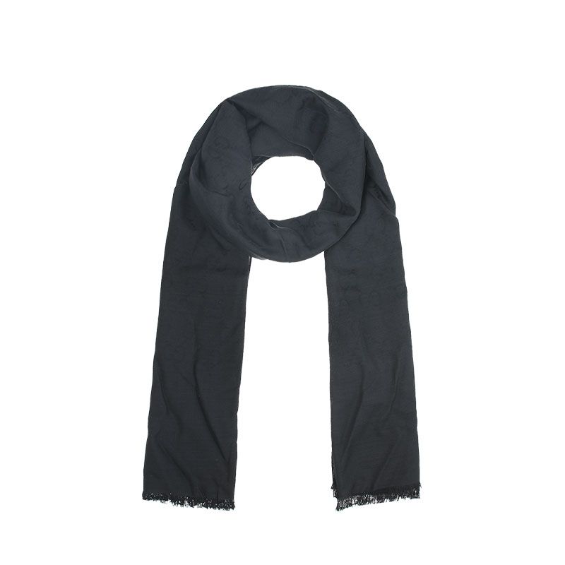 GUCCI - GUCCI Bufanda GG de Doble Jacquard de Lana Para Mujer - Beige Claro