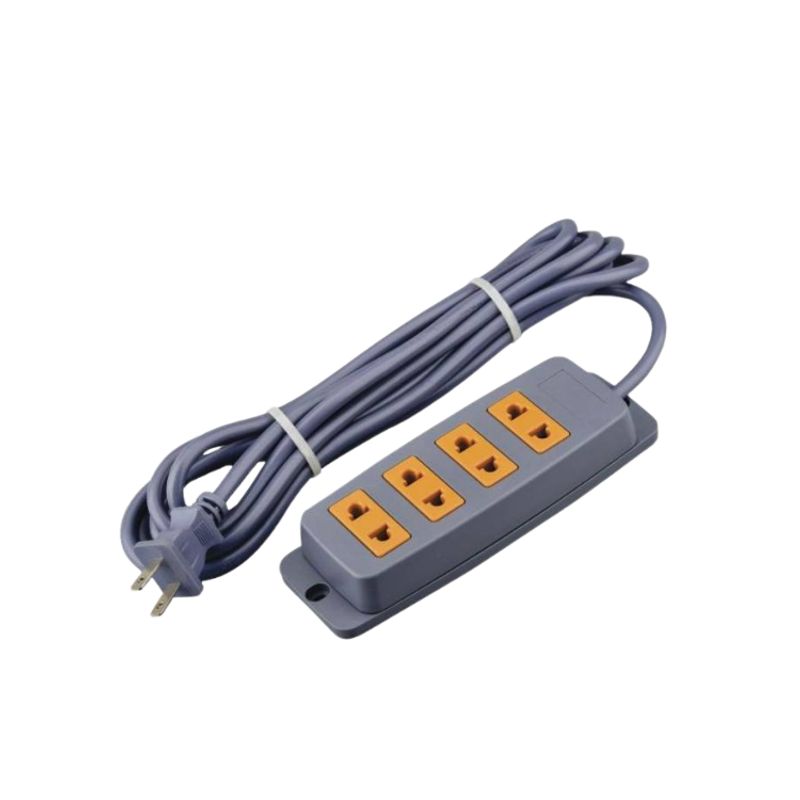 HOME LIGHT - Extension Gris de 3mts x 4 Tomas Home Light - Gris