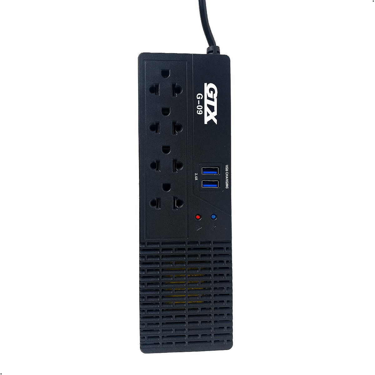 HALION - Estabilizador GTX G-09 4 Tomas 1000va Puerto USB: 2 5VDC/2.4A