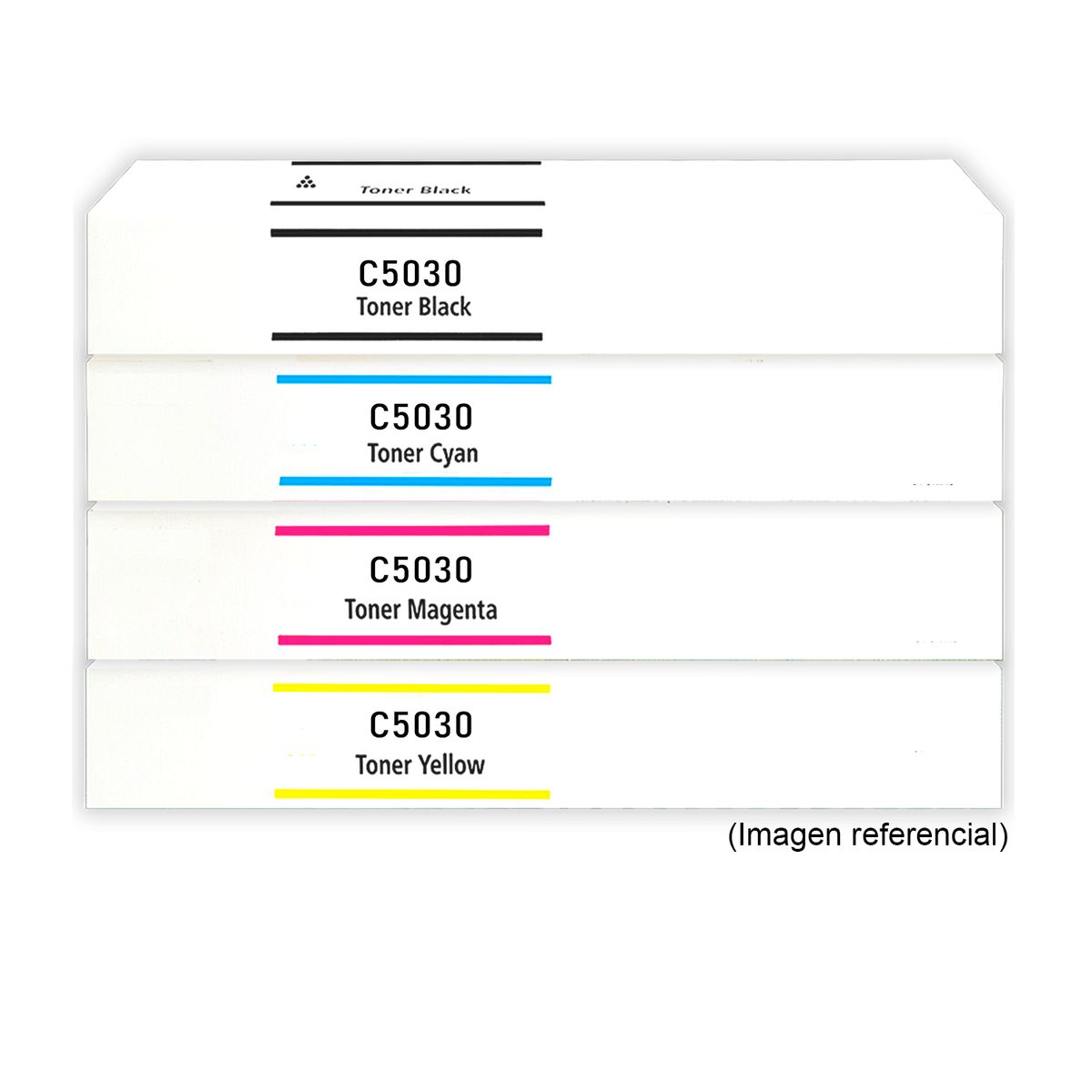 GENERICO - Kit de Toner Compatible Canon C5030 CMYK