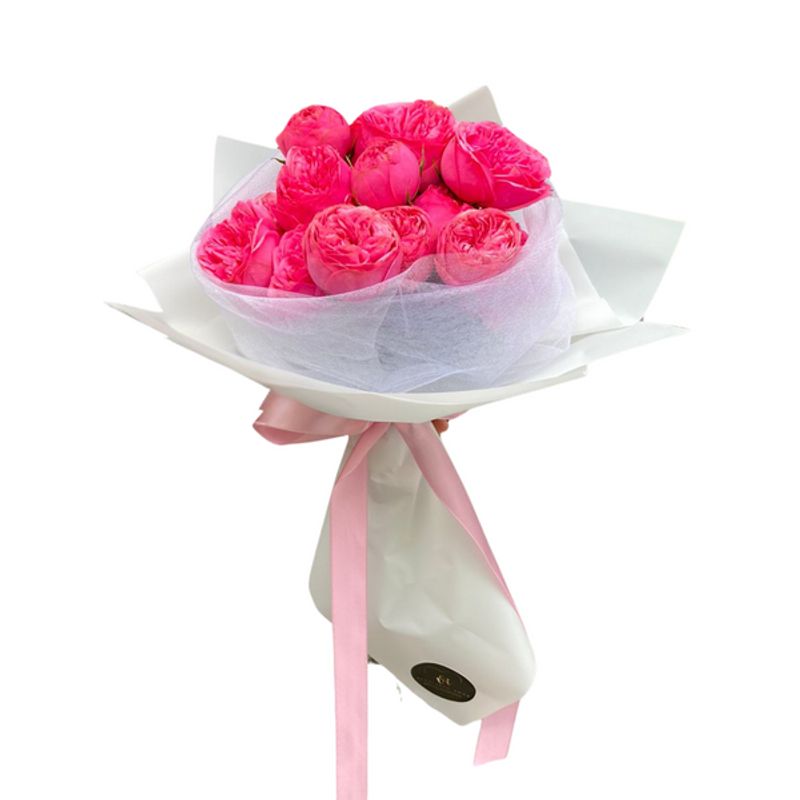 GENERICO - Ramo Blair Rosas Inglesas Fucsia -  Ramo de Flores