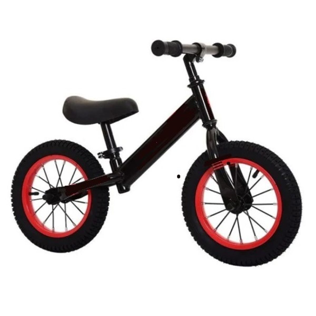 OLLIE - Bicicleta de Equilibrio Aro 12 PVC  NEGRO