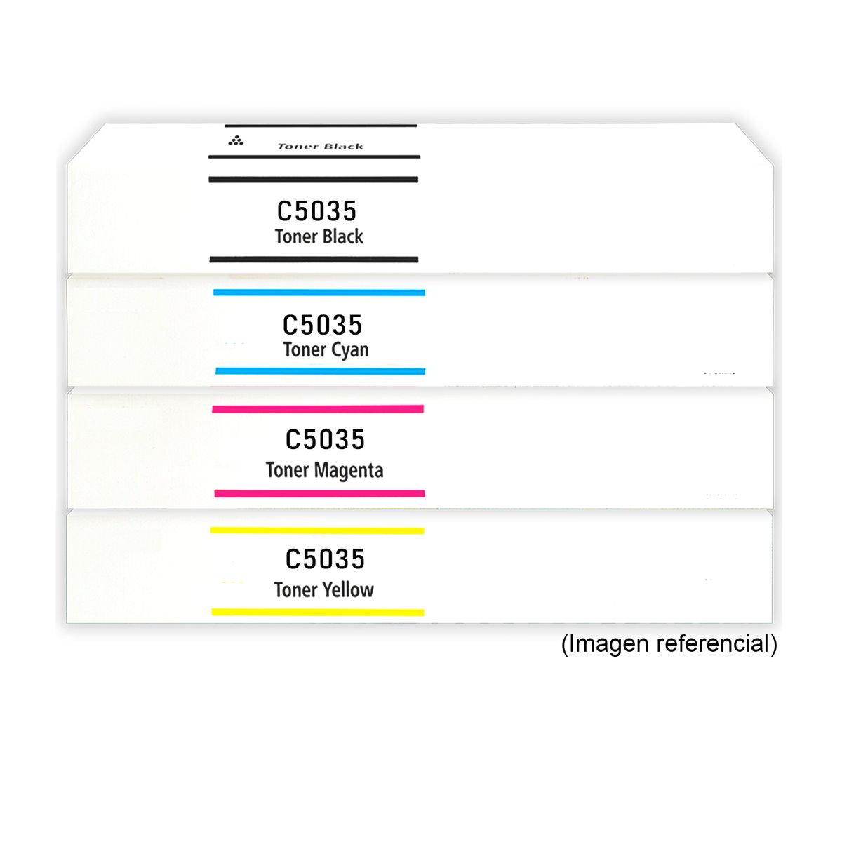 GENERICO - Kit de Toner Compatible Canon C5035 CMYK