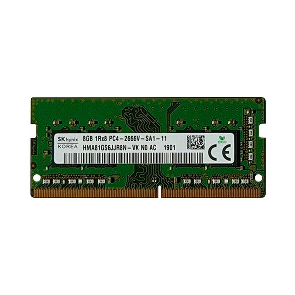 GENERICO - MEMORIA RAM HYNIX 8GB PC4-21300 DDR4-2666MHZ SODIMM PN HMA81GS6CJR8N