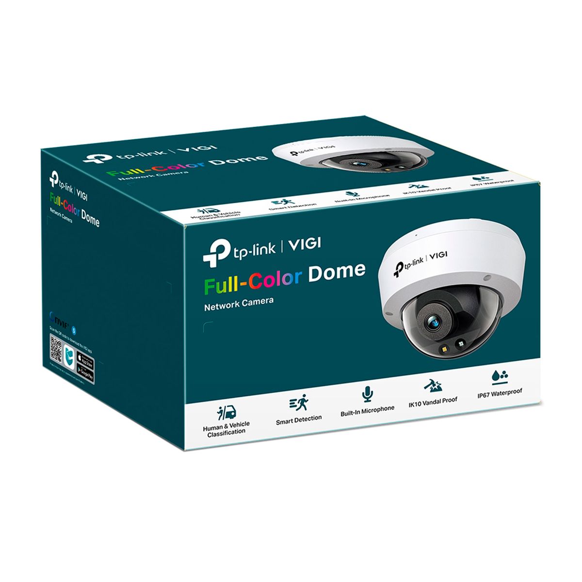 TP LINK - CÁMARA TP-LINK VIGI 4MP FULL-COLOR 24H IA SMART P-N VIGI C24028MM