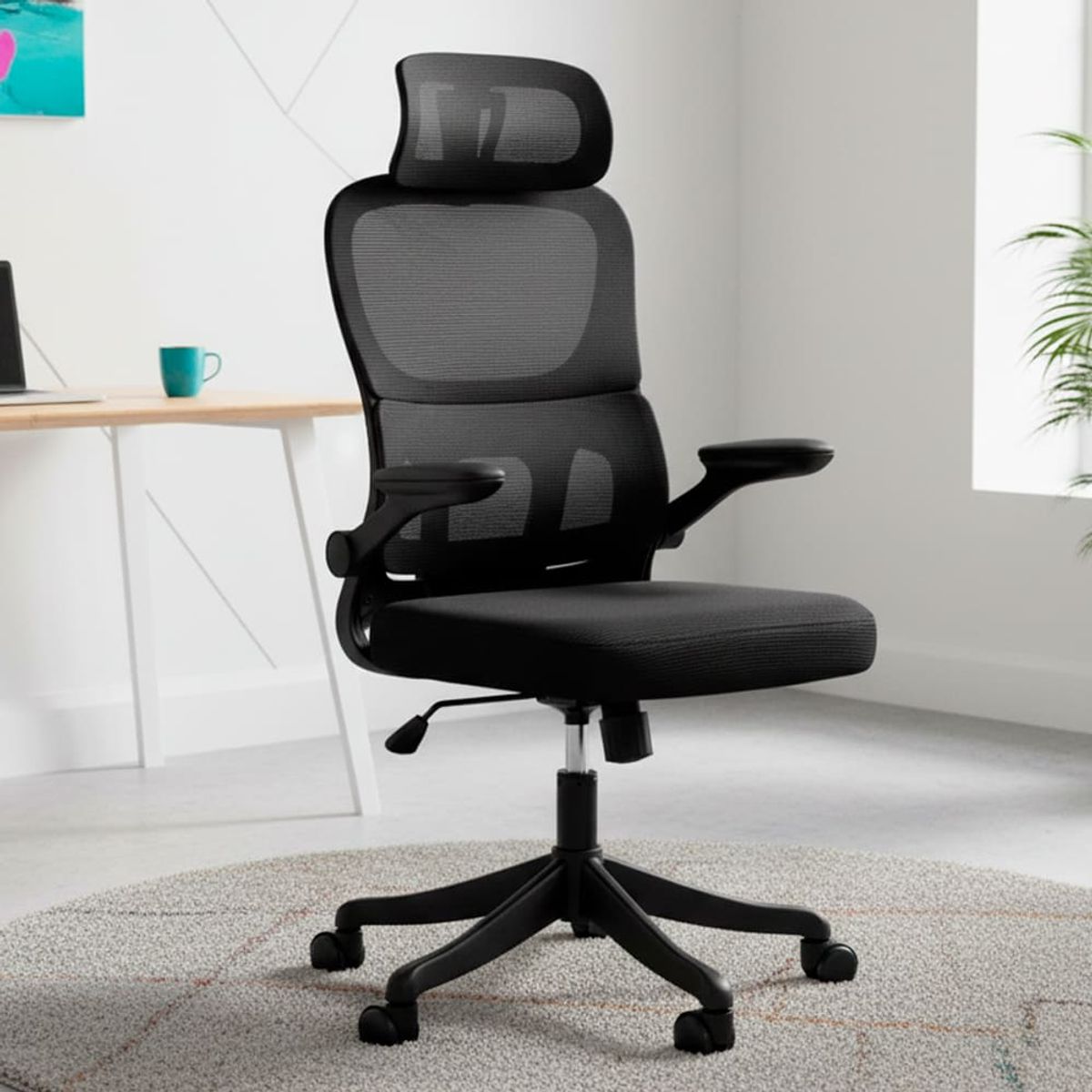 KOMSUM - Silla Ergonomica de Oficina Gerencial Komsum Turin Negro