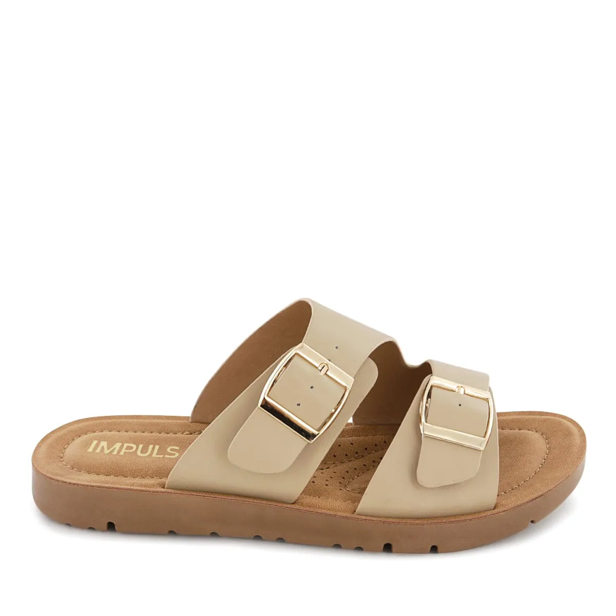 IMPULS - Sandalias Confort Impuls Mujer Barbara54 Beige