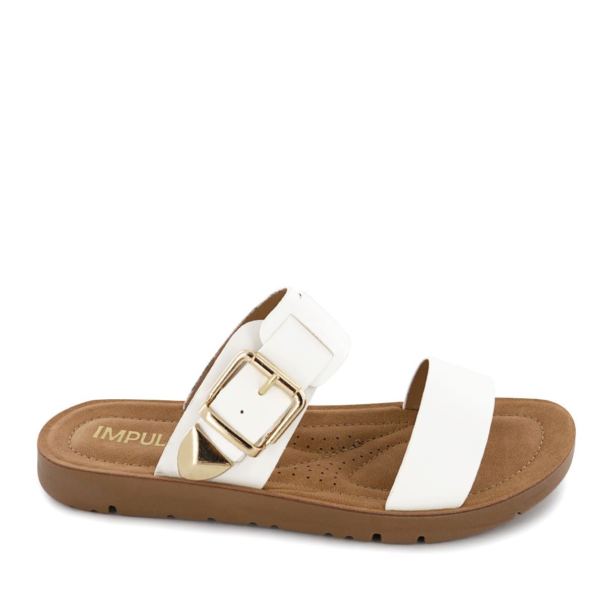 IMPULS - Sandalias Confort Impuls Mujer Barbara55 Blanco
