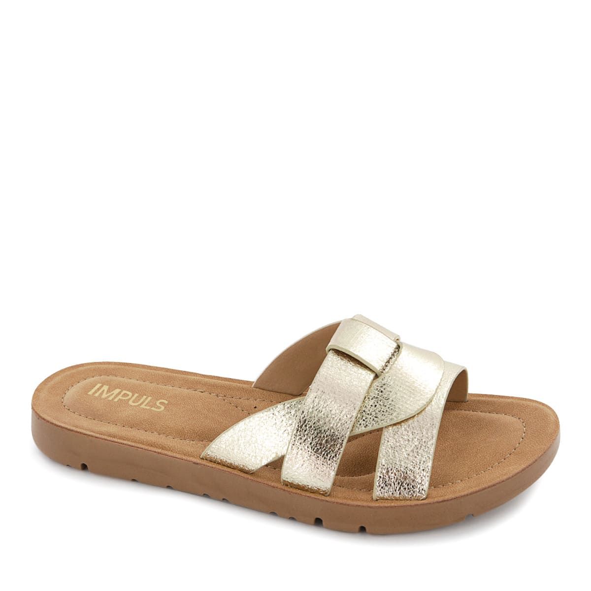 IMPULS - Sandalias Confort Impuls Mujer Barbara56 Oro