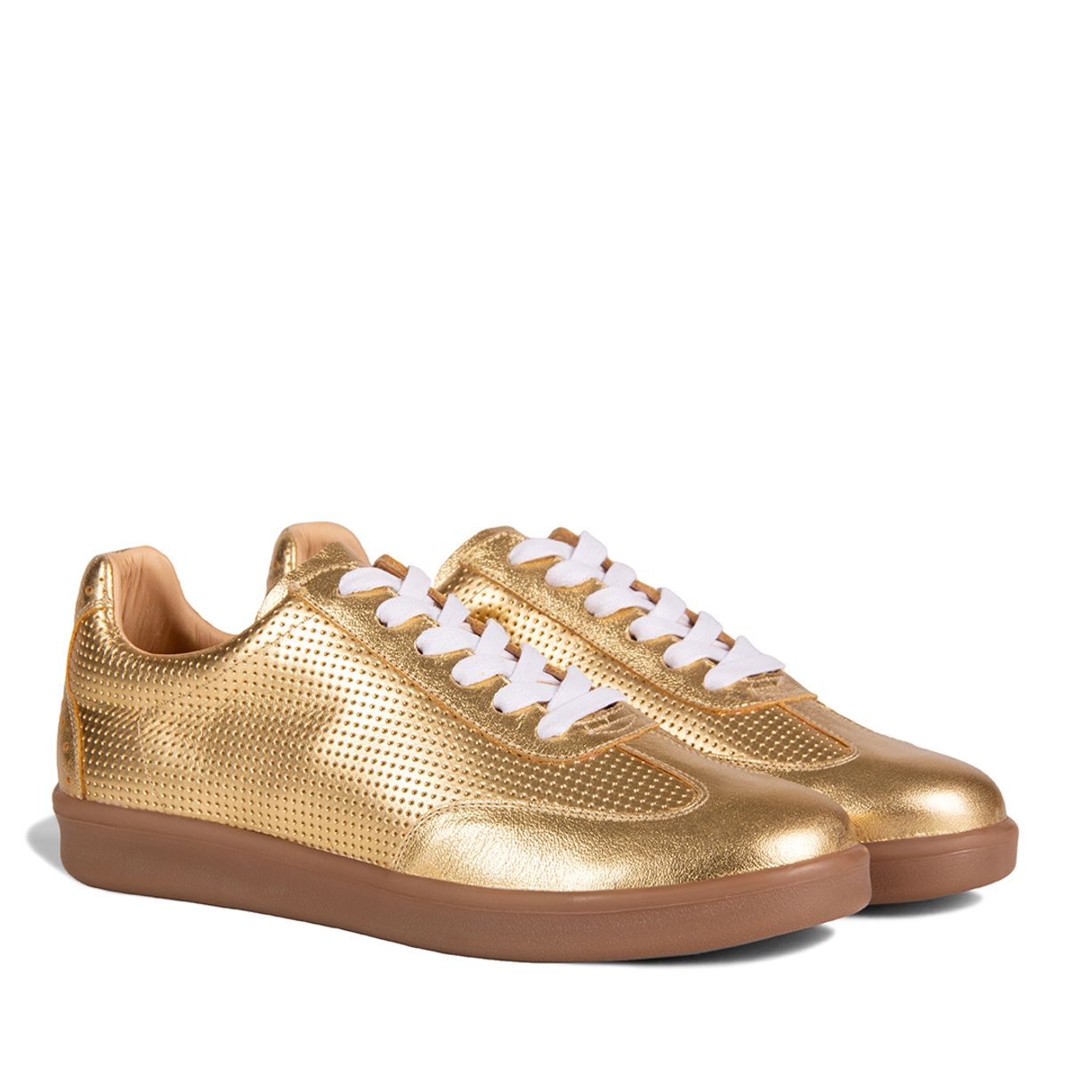 ALMUDENA MILIANI - CALZADO DAMA CUERO VIVIEN DORADO