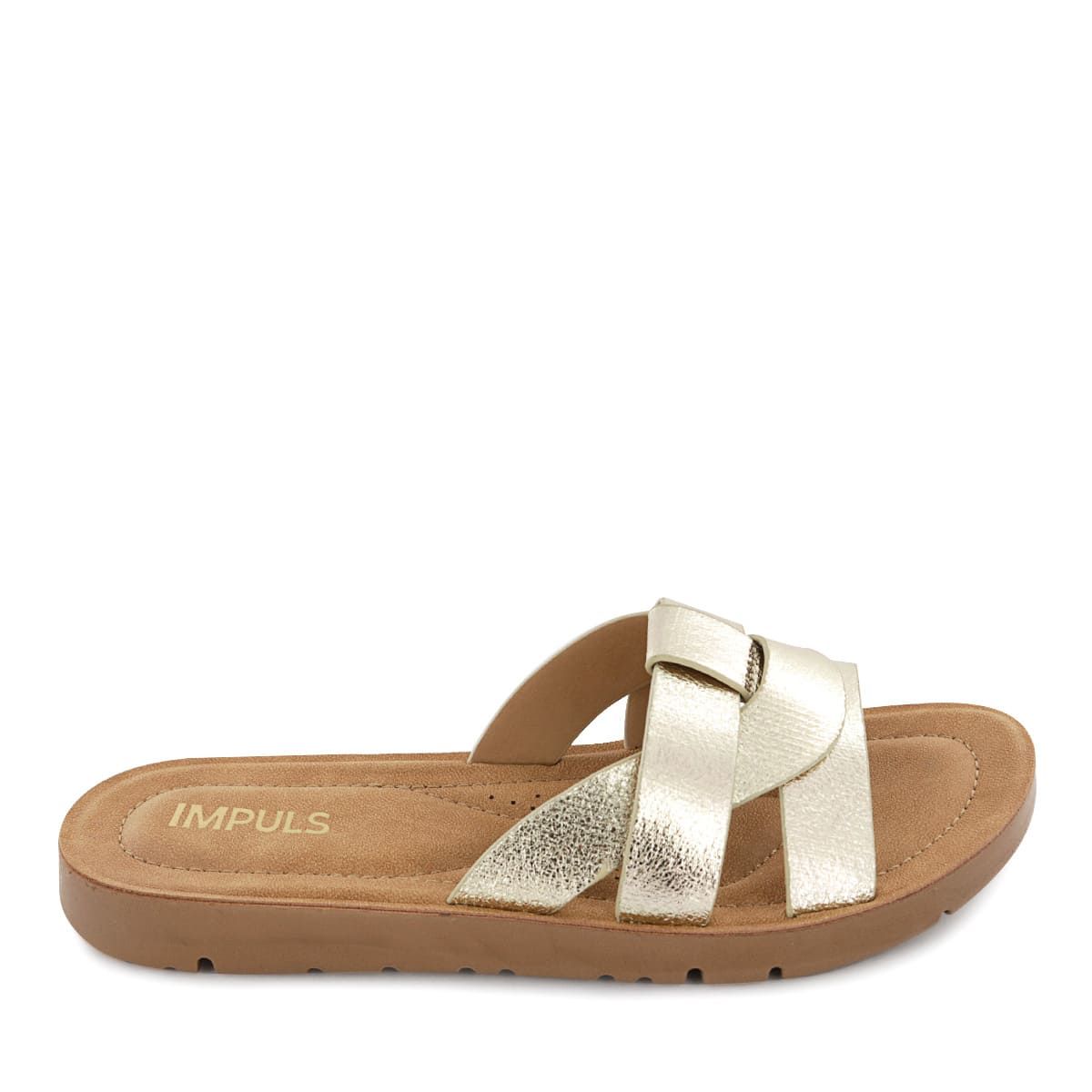 IMPULS - Sandalias Confort Impuls Mujer Barbara56 Oro