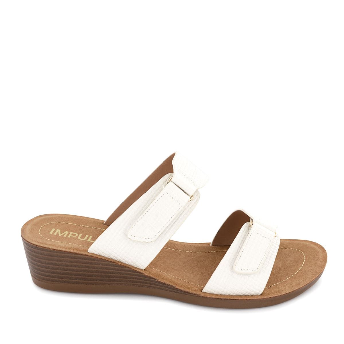 IMPULS - Sandalias Cuña Impuls Mujer Yadi12 Blanco