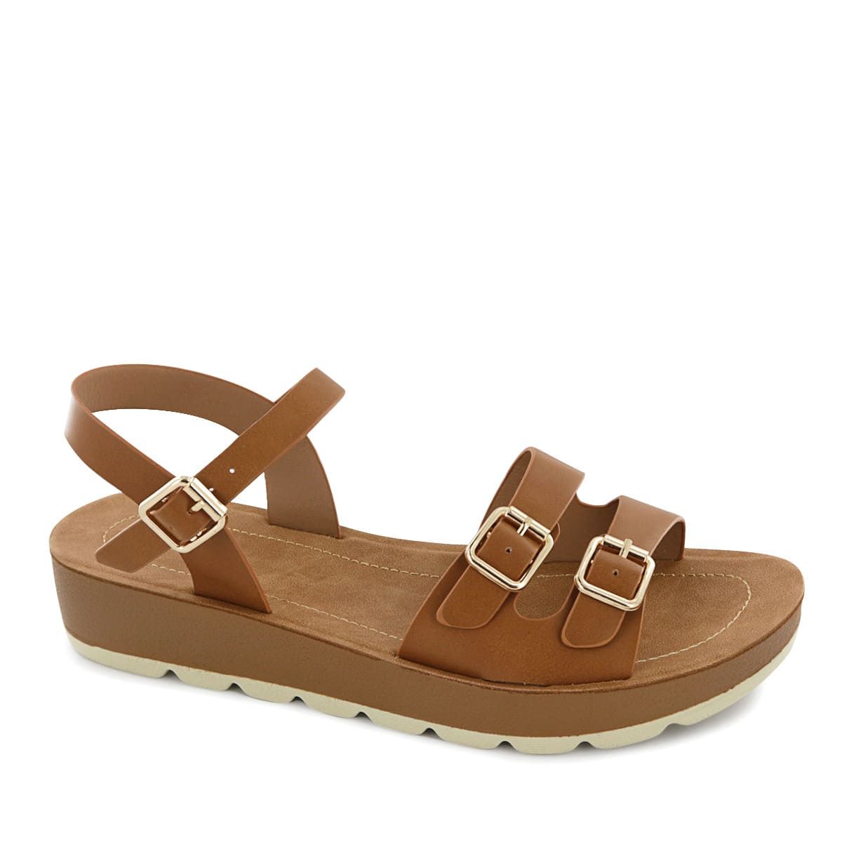 IMPULS - Sandalias Cuña Impuls Mujer Armida10 Caramelo