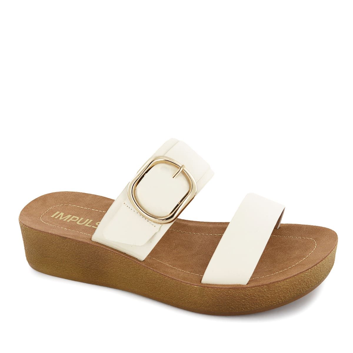 IMPULS - Sandalias Cuña Impuls Mujer Jesy05 Hielo