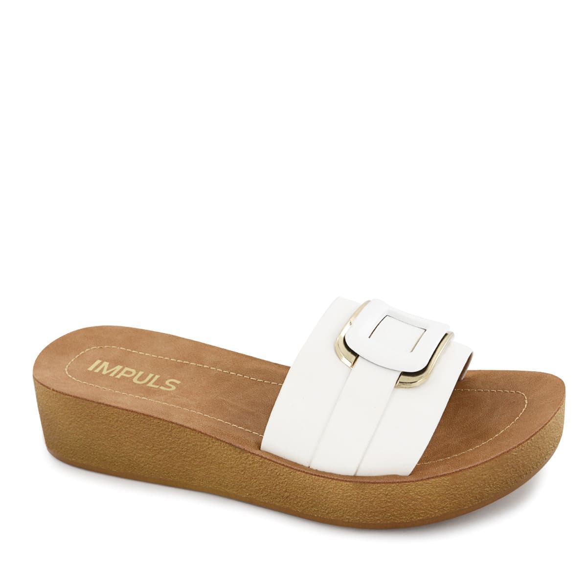 IMPULS - Sandalias Cuña Impuls Mujer Jesy06 Blanco