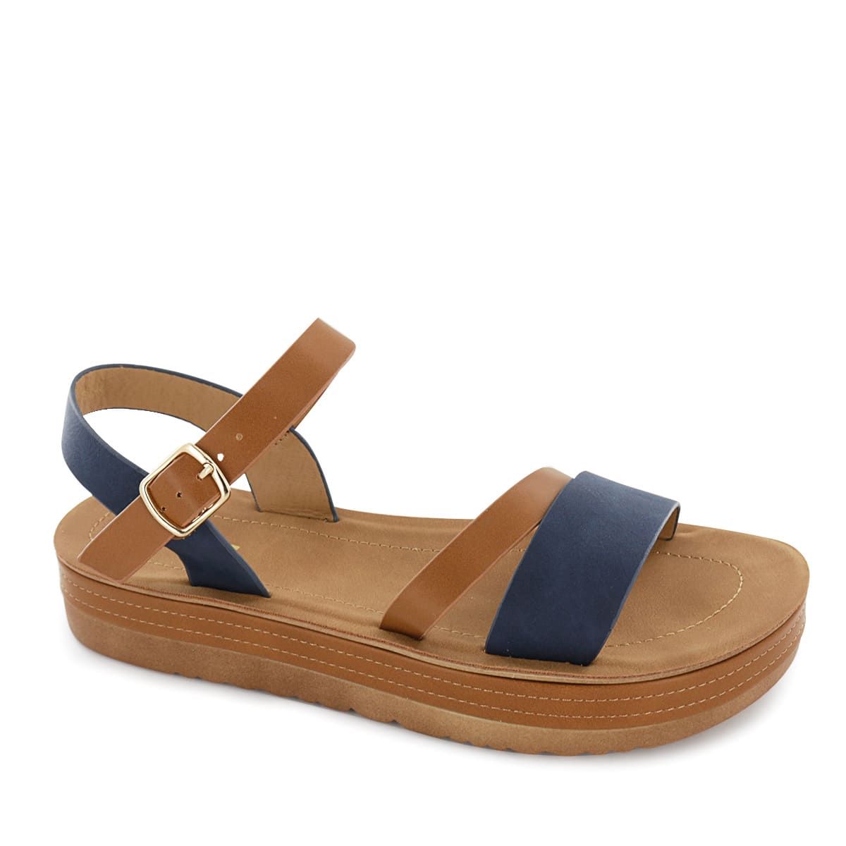 IMPULS - Sandalias Cuña Impuls Mujer Sarai01 Azul