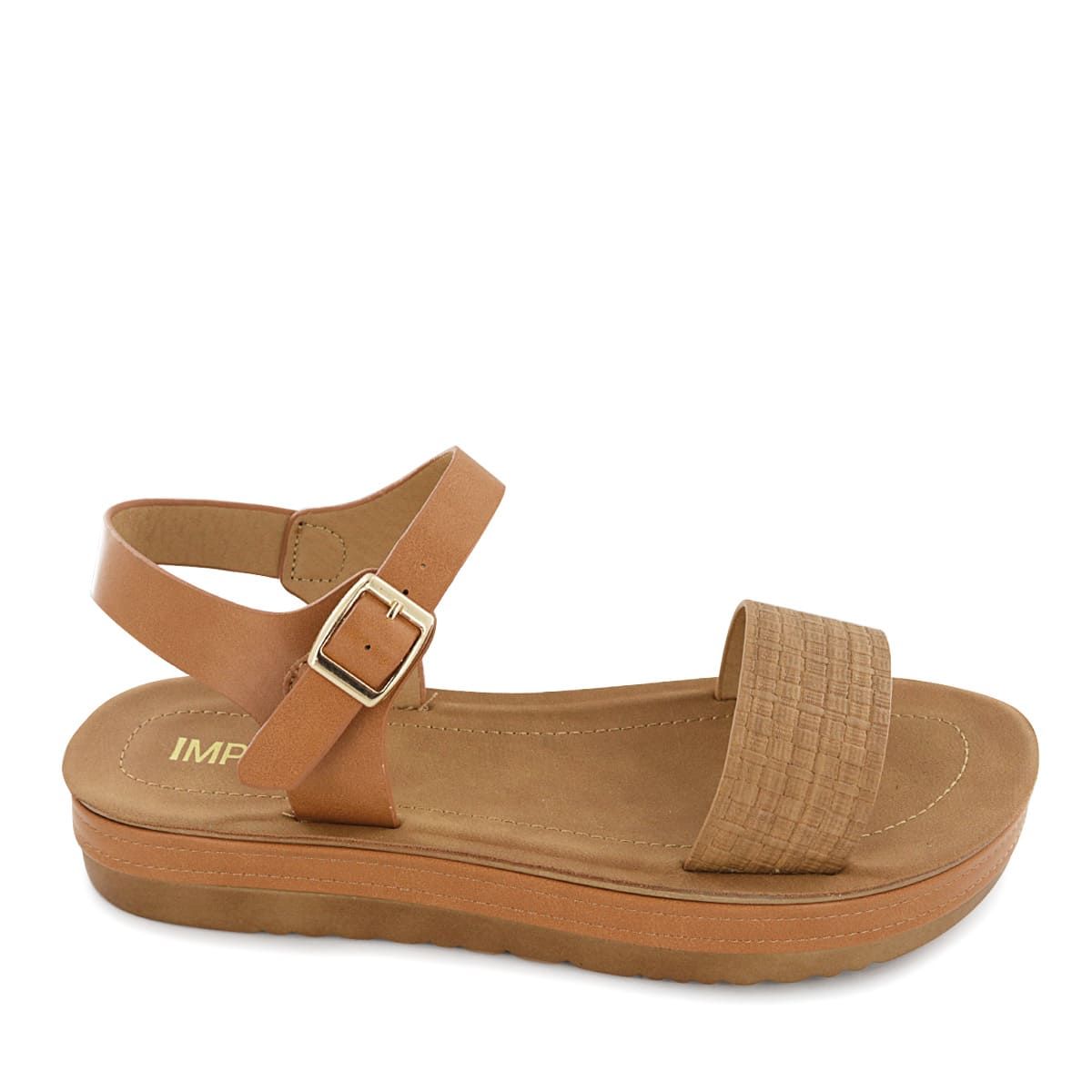 IMPULS - Sandalias Cuña Impuls Mujer Sarai03 Camel