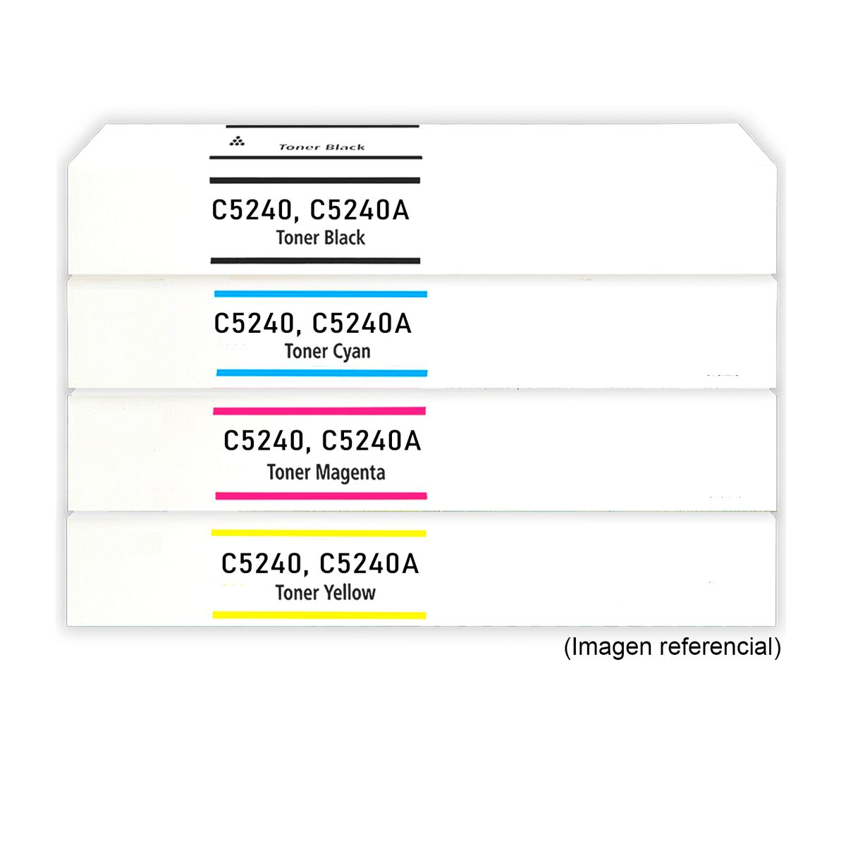 GENERICO - Kit de Toner Compatible Canon C5240 C5240A CMYK