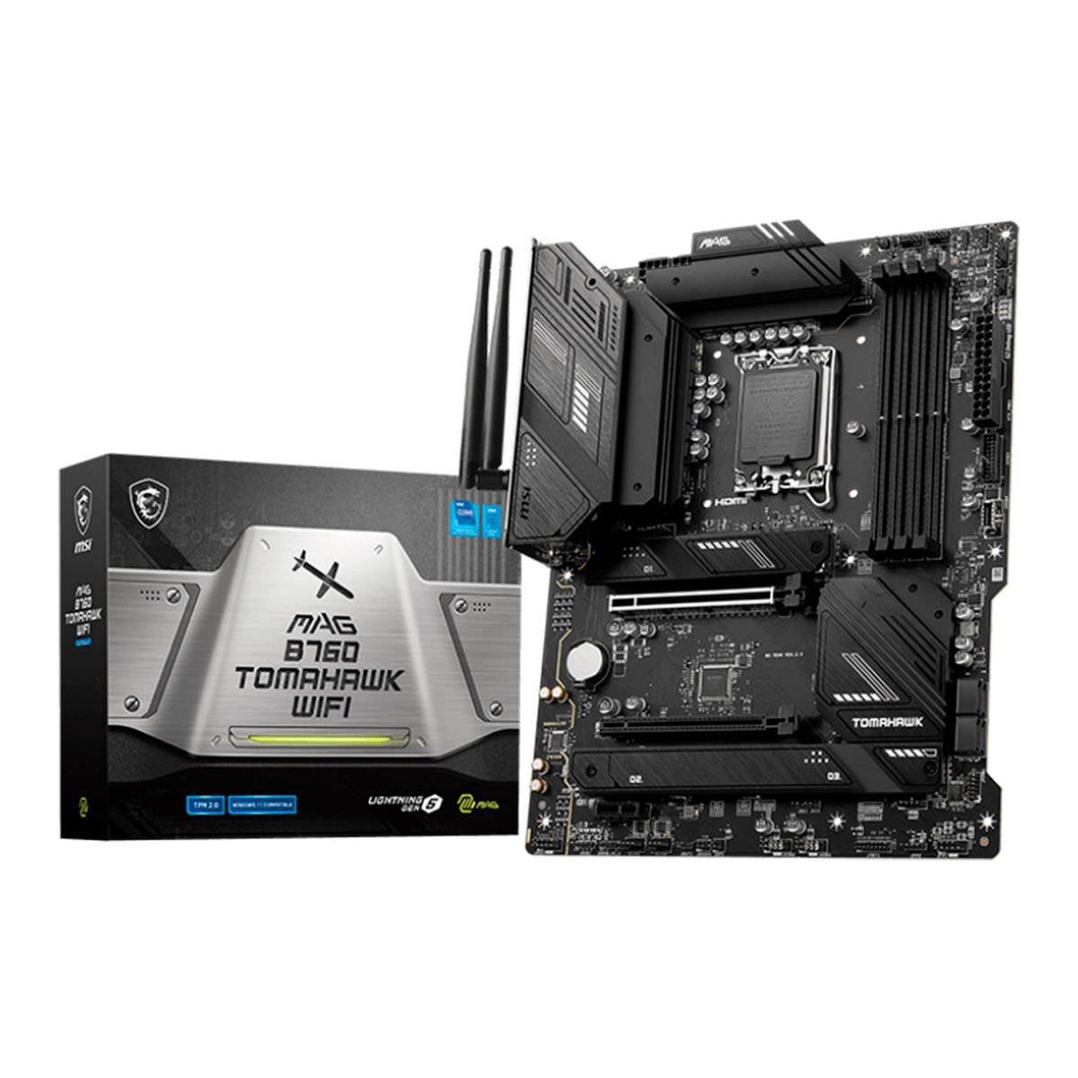 MSI - PLACA MADRE MSI MAG B760 TOMAHAWK LGA1700 PN MAG B760 TOMAHAWK WIFI