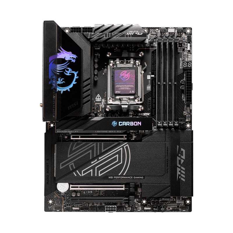 MSI - PLACA MADRE MSI MPG X870E CARBON WIFI ATX SOCKET AM5 PN 824142382219