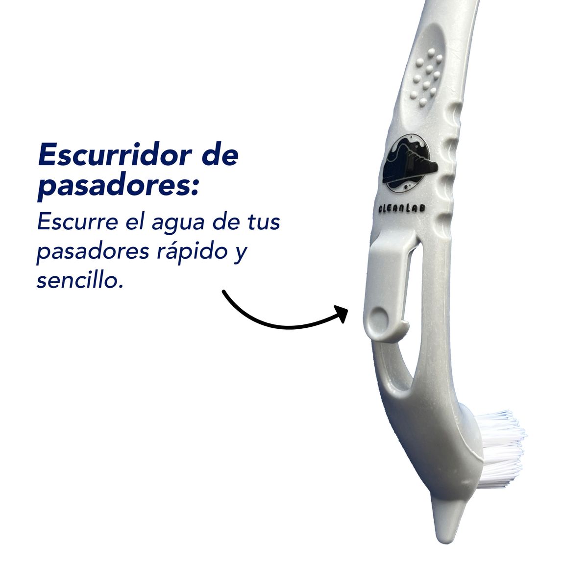 CLEAN LAB - Cepillo 4 en 1 - Limpieza de Zapatillas