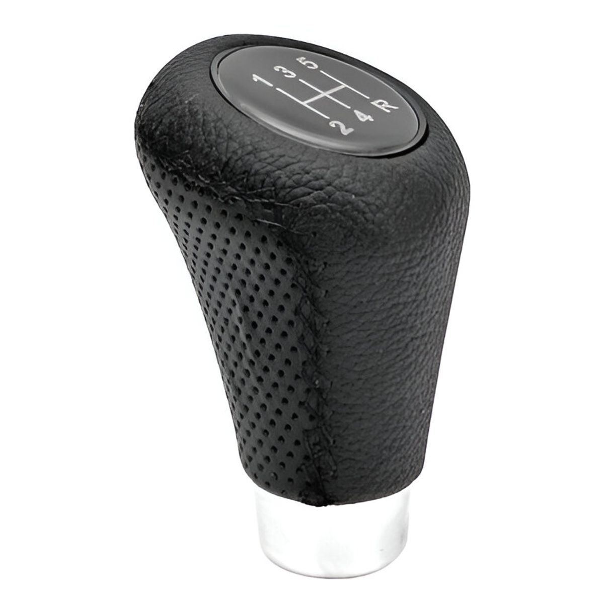 GENERICO - Perilla de Cambio Cuero Hilo Negro