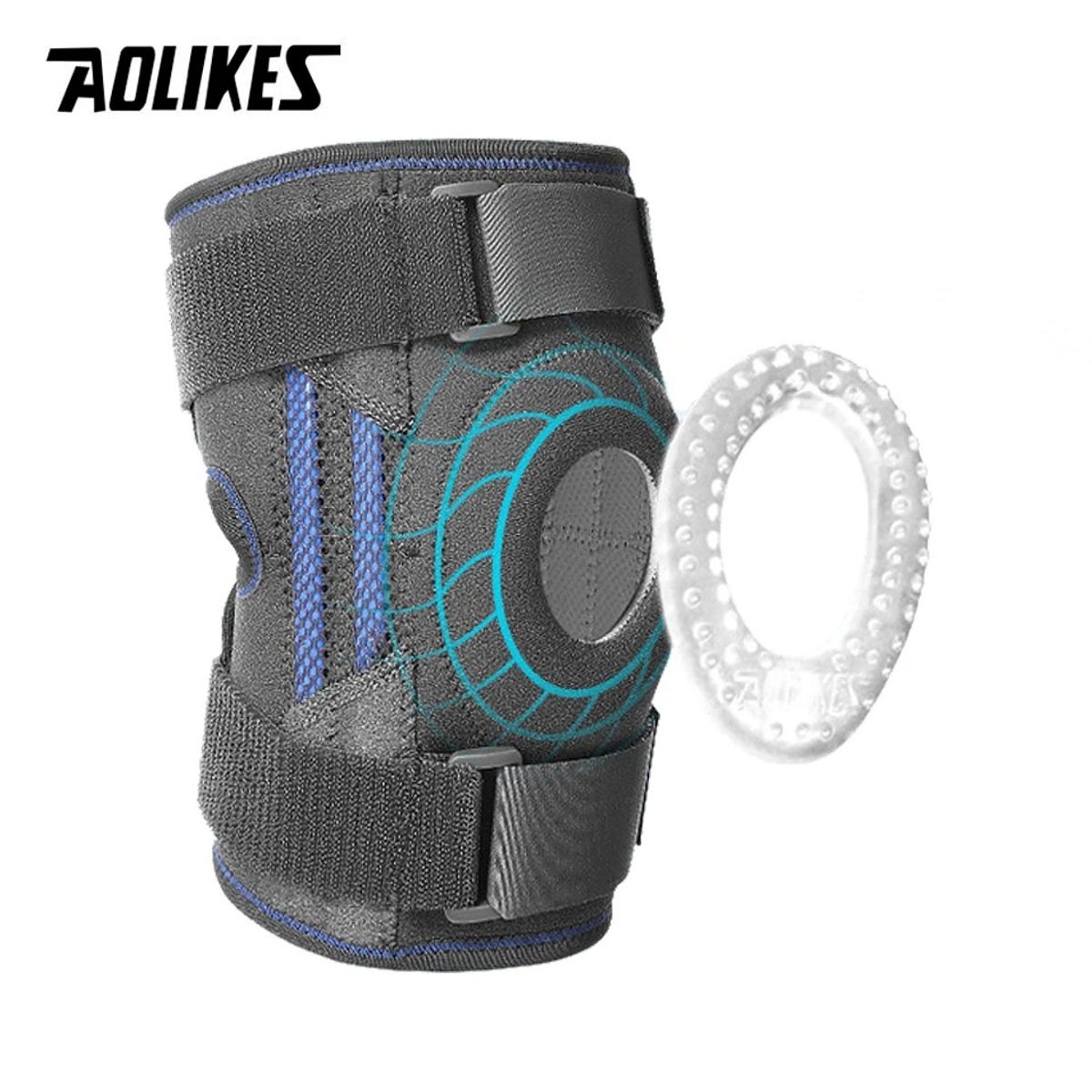 AOLIKES - Rodillera Deportiva Aolikes 7911 Soporte Metálico