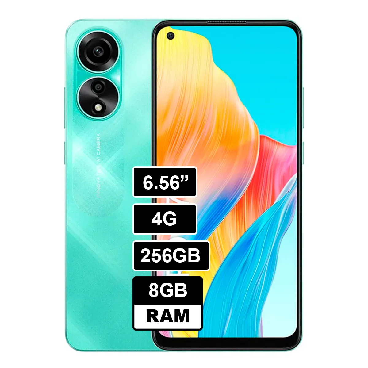 OPPO - Oppo A78 256GB 8GB RAM VERDE
