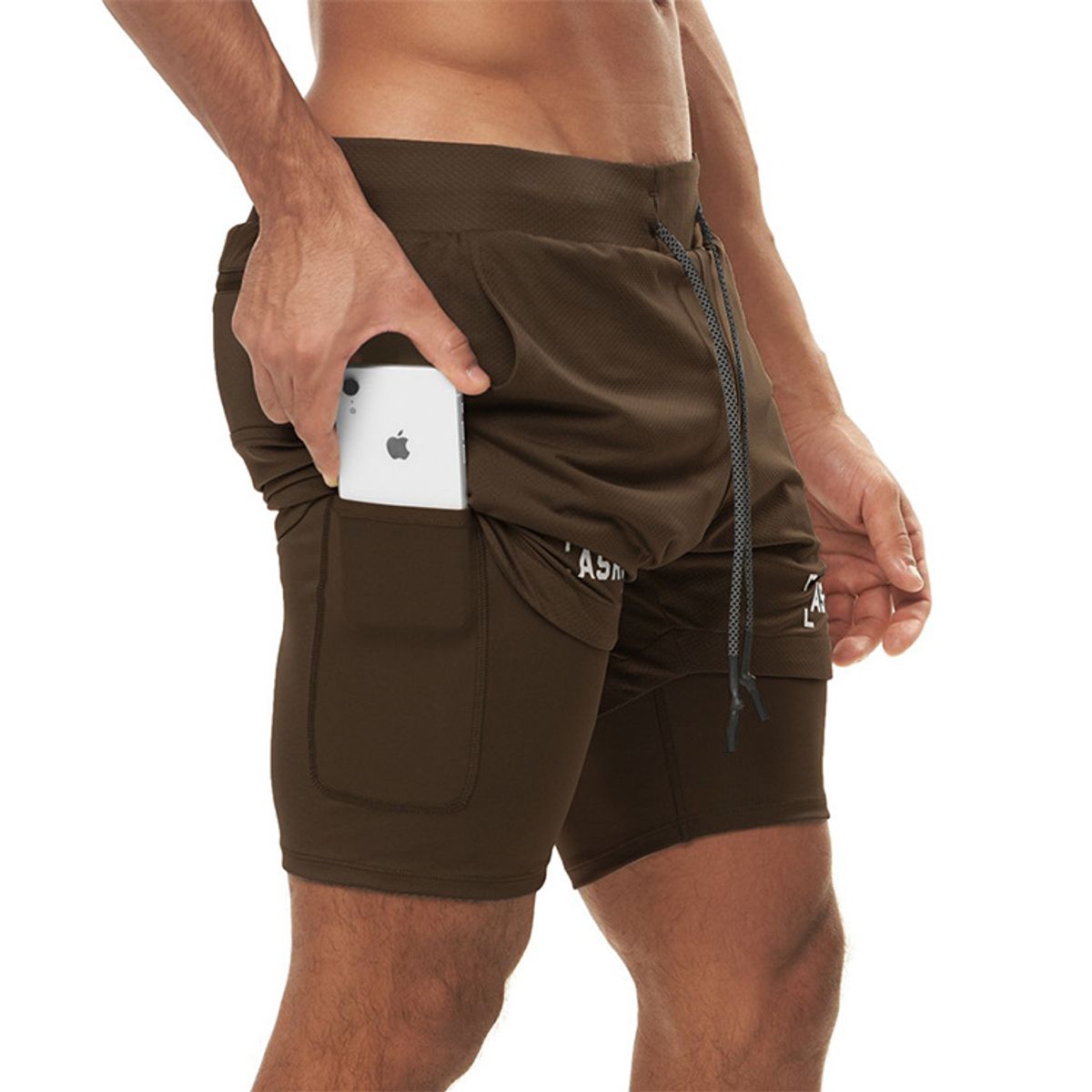 GENERICO - SHORT DEPORTIVO HOMBRE ASRU-SHORT GYM- ROPA DEPORTIVA HOMBRE