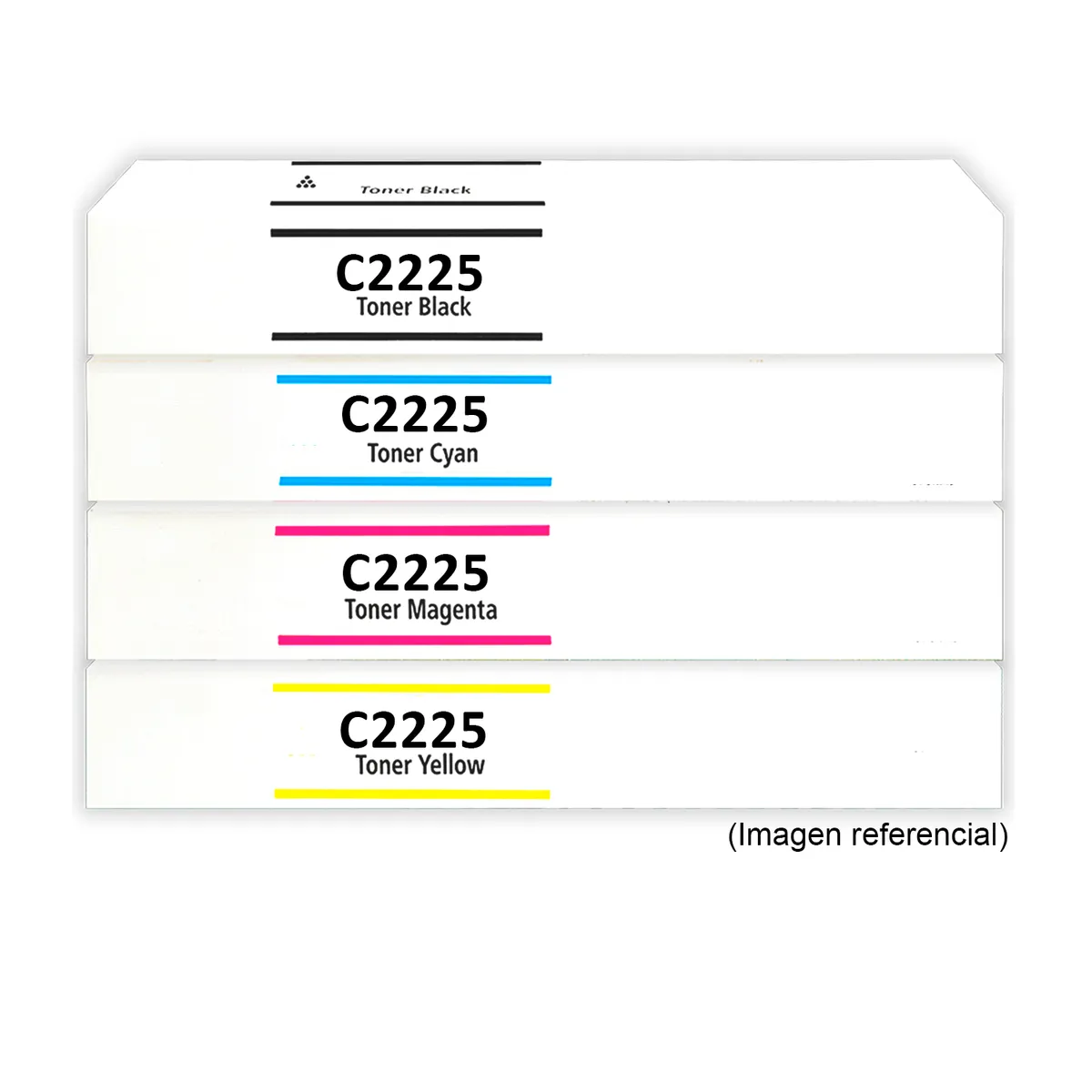 GENERICO - Kit de Toner Compatible Canon C2225 CMYK