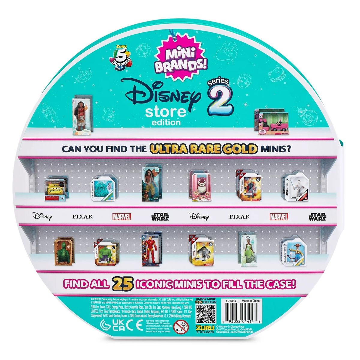 ZURU - Mini Brands Estuche Coleccionista con 5 Mini Brands Exclusivos
