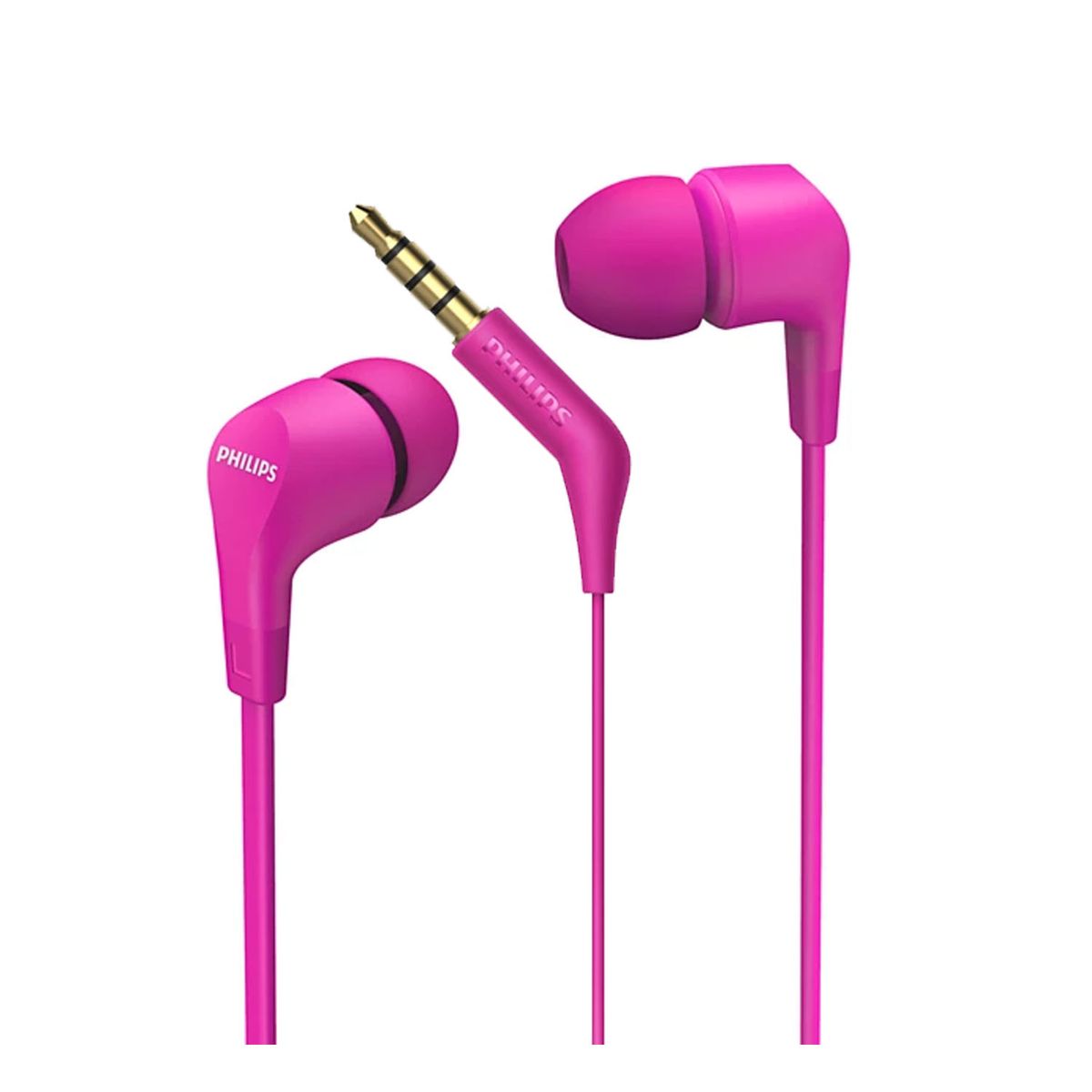 PHILIPS - Audífonos Philips TAE1105 Rosa Con Cable