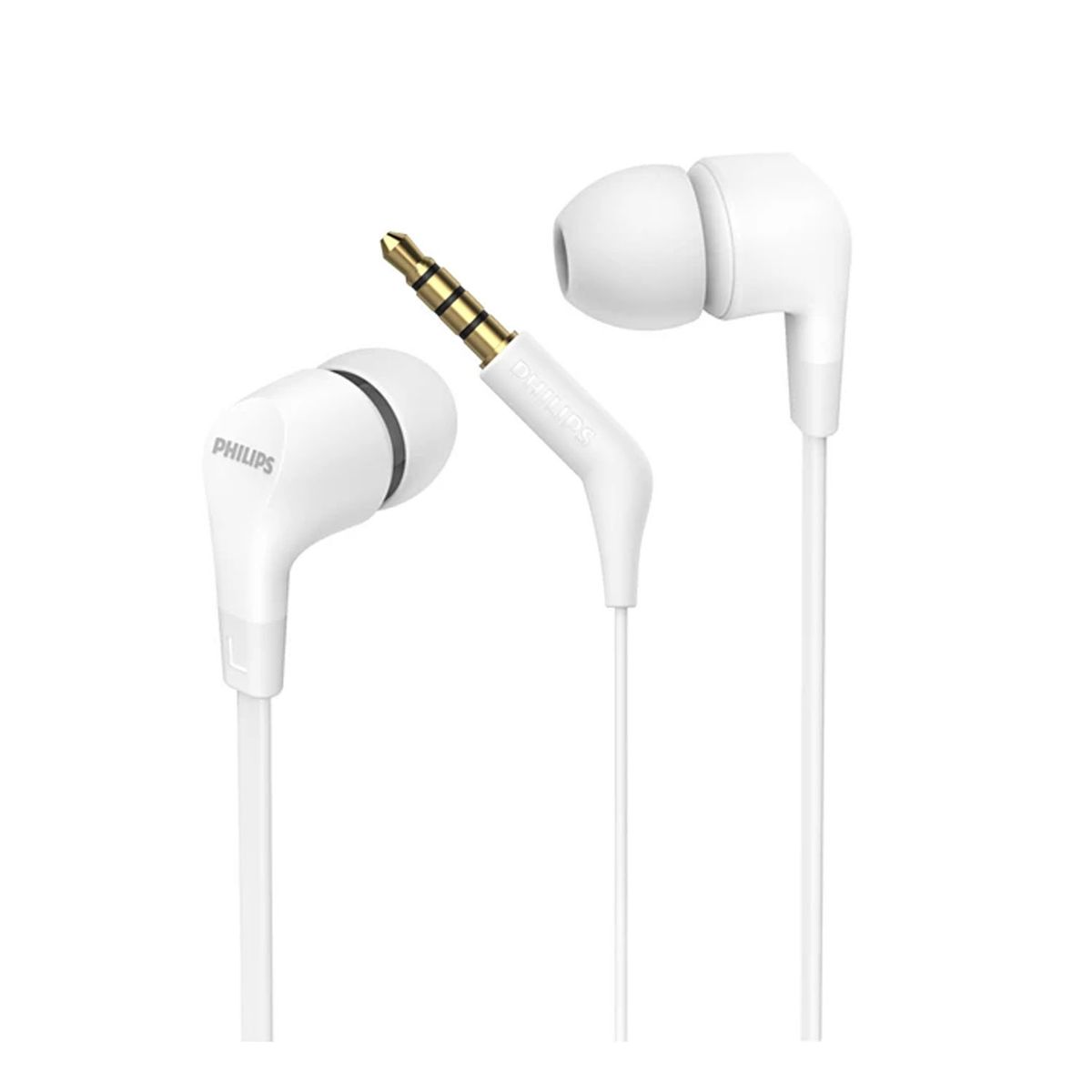 PHILIPS - Audífonos Philips TAE1105 Blanco Con Cable