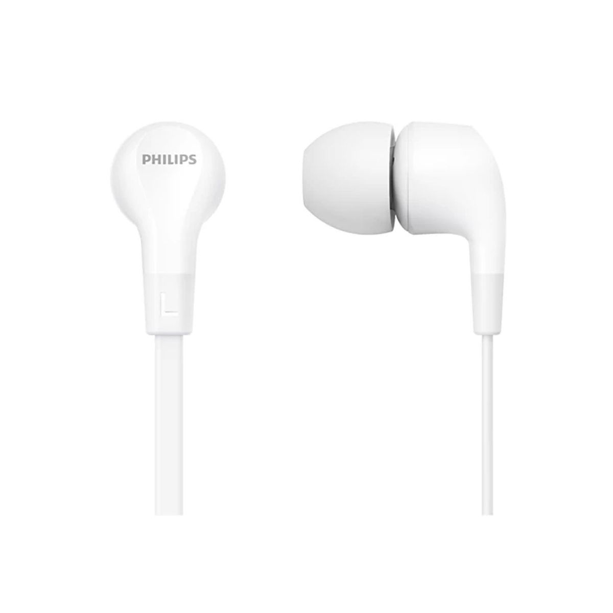 PHILIPS - Audífonos Philips TAE1105 Blanco Con Cable
