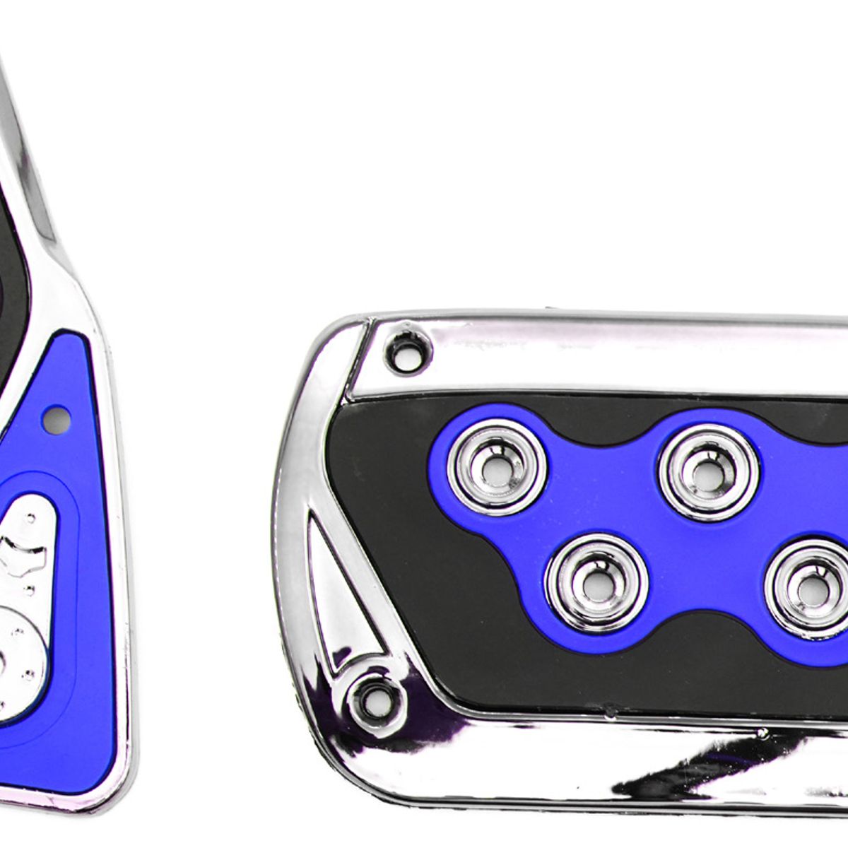 GENERICO - Set de Pedales Deportivos para Auto Automático Azul
