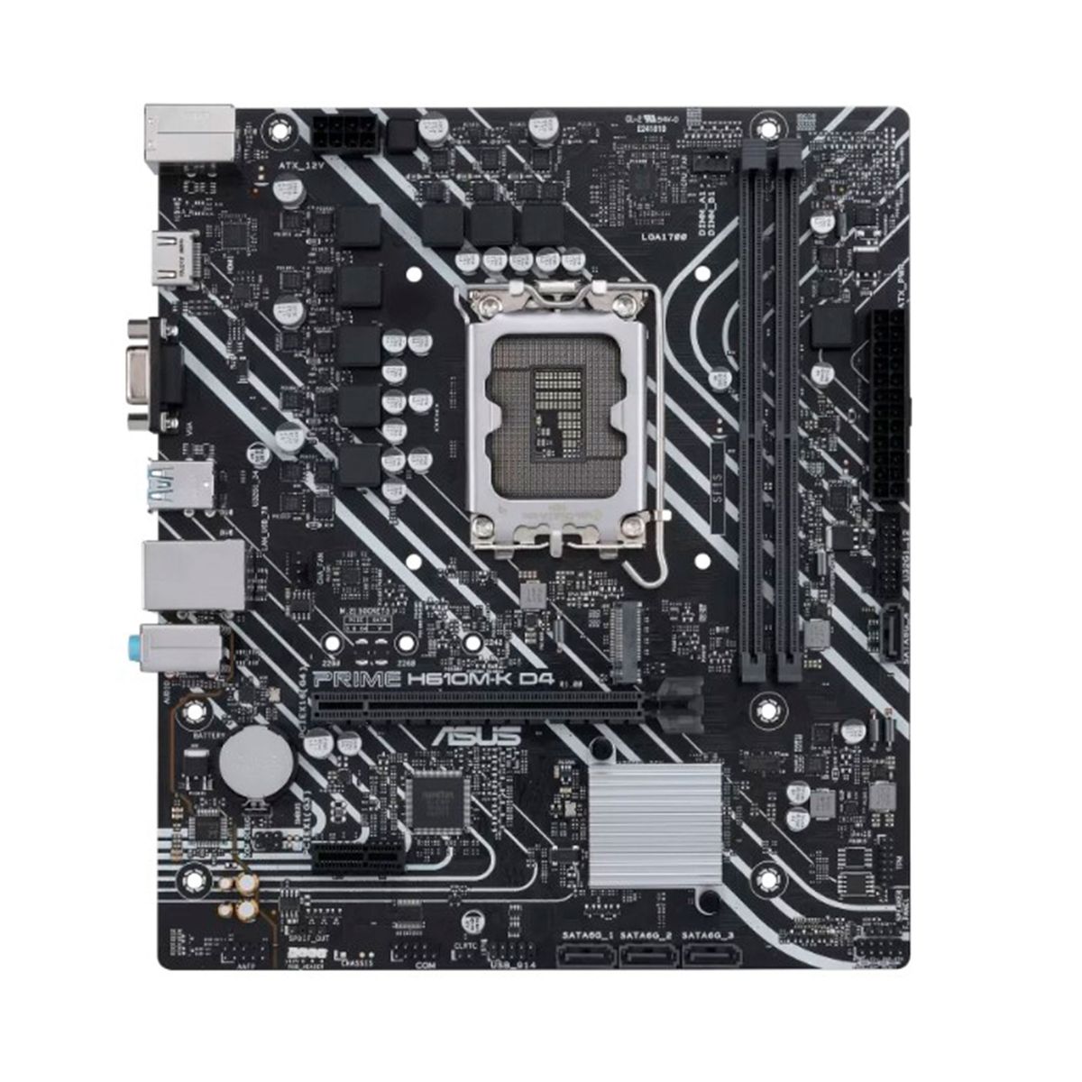 ASUS - PLACA MADRE ASUS PRIME H610M-K D4 SOCKET LGA1700 PN PRIMEH610M-KD4