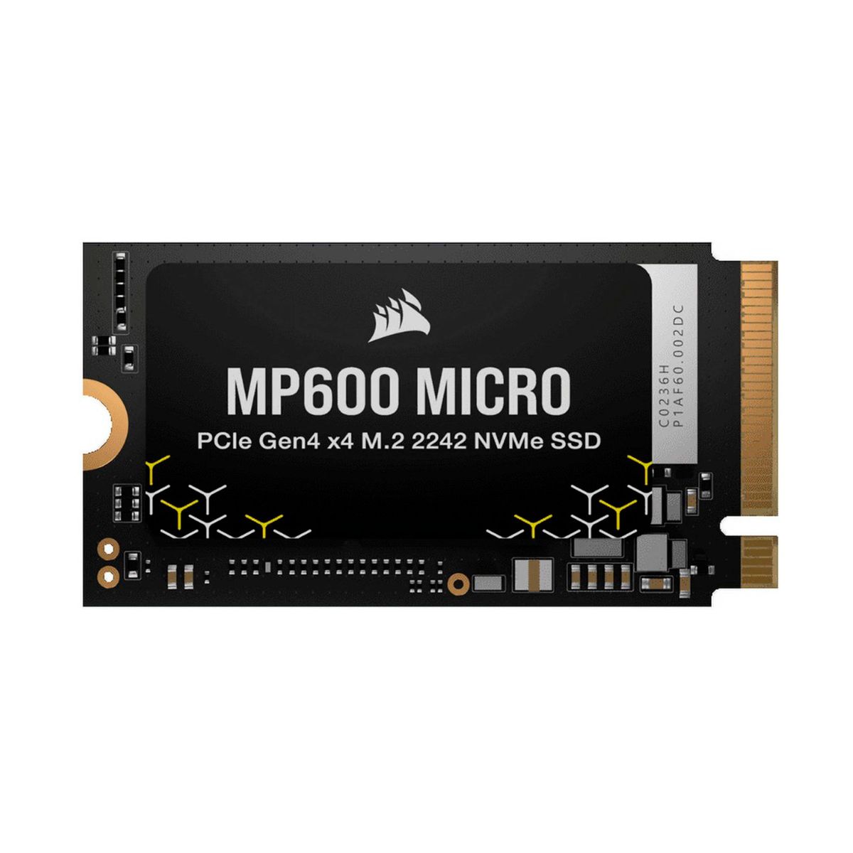 CORSAIR - UNIDAD SSD CORSAIR MP600 1TB NVME M2 2242 PN F1000GBMP600MCR