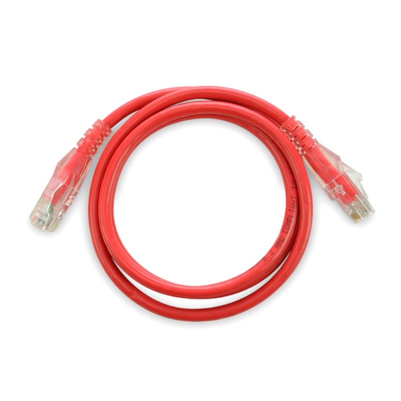 LINK - PATCH CORD UTP LINKBASIC MULTFILAR RJ-45 CAT6 1MT PN CAA01-UC6-1-C