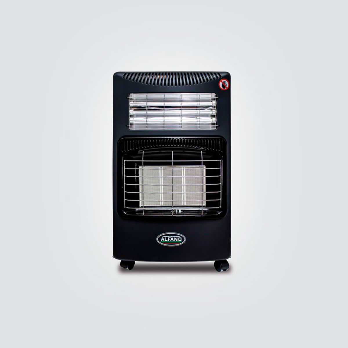ALFANO - Estufa Dual Gas y Eléctrico ALFANO 03 niveles hasta 30 m2 incl Válvula Premium LD-168GQF