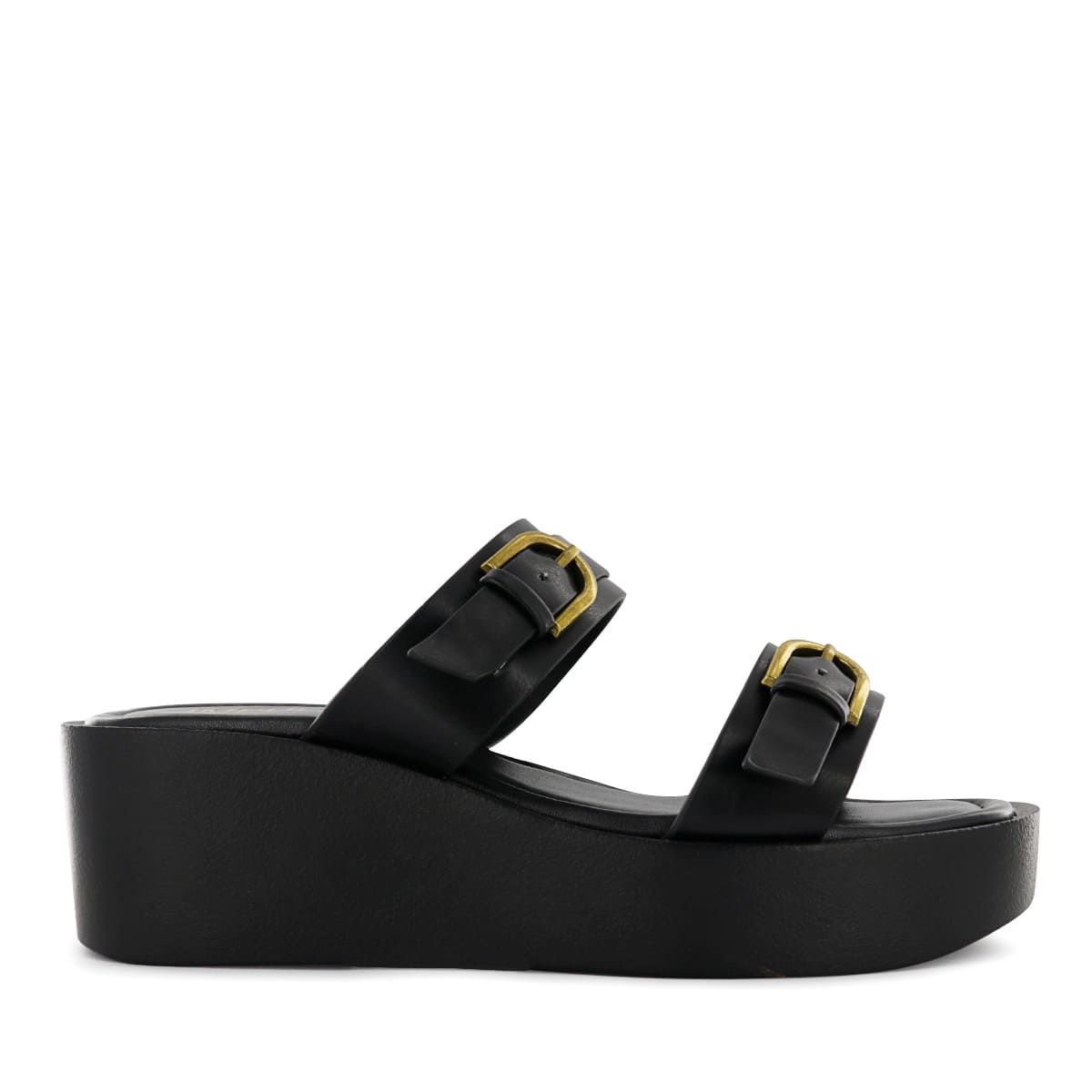 IMPULS - Sandalias Cuña Impuls Mujer Adaya08 Negro