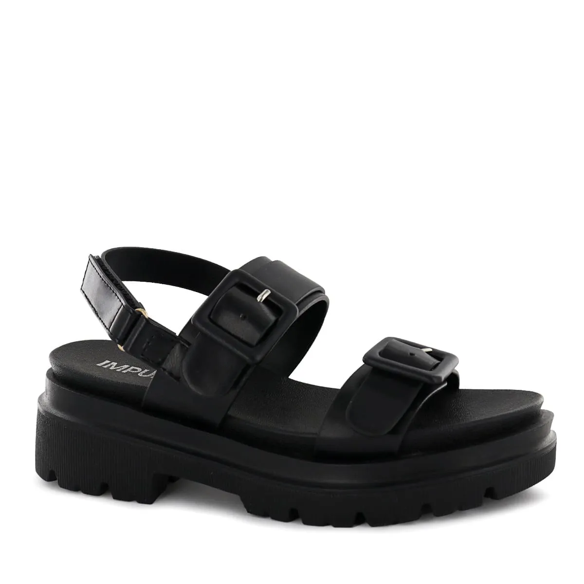 IMPULS - Sandalias Cuña Impuls Mujer Adaya10 Negro