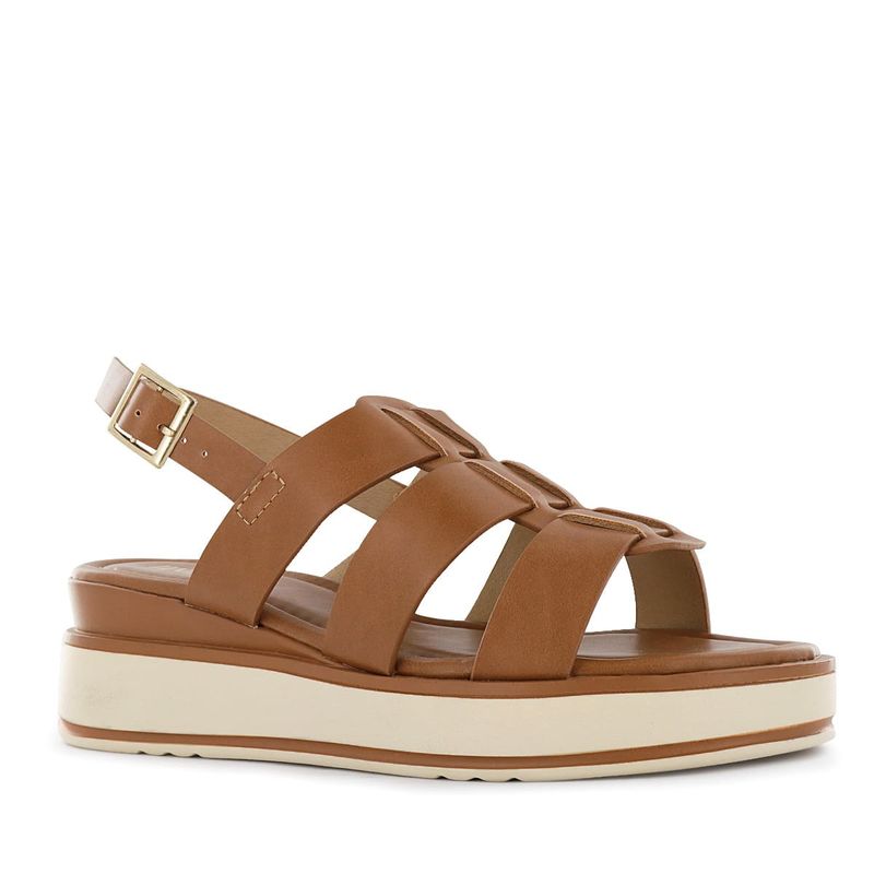 IMPULS - Sandalias Cuña Impuls Mujer Adaya11 Caramelo