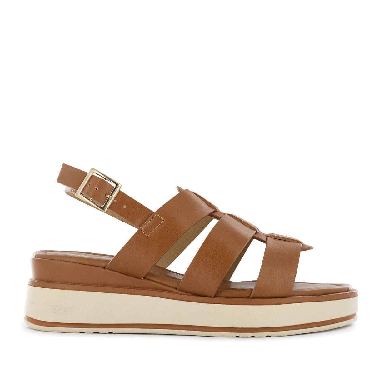 IMPULS - Sandalias Cuña Impuls Mujer Adaya11 Caramelo