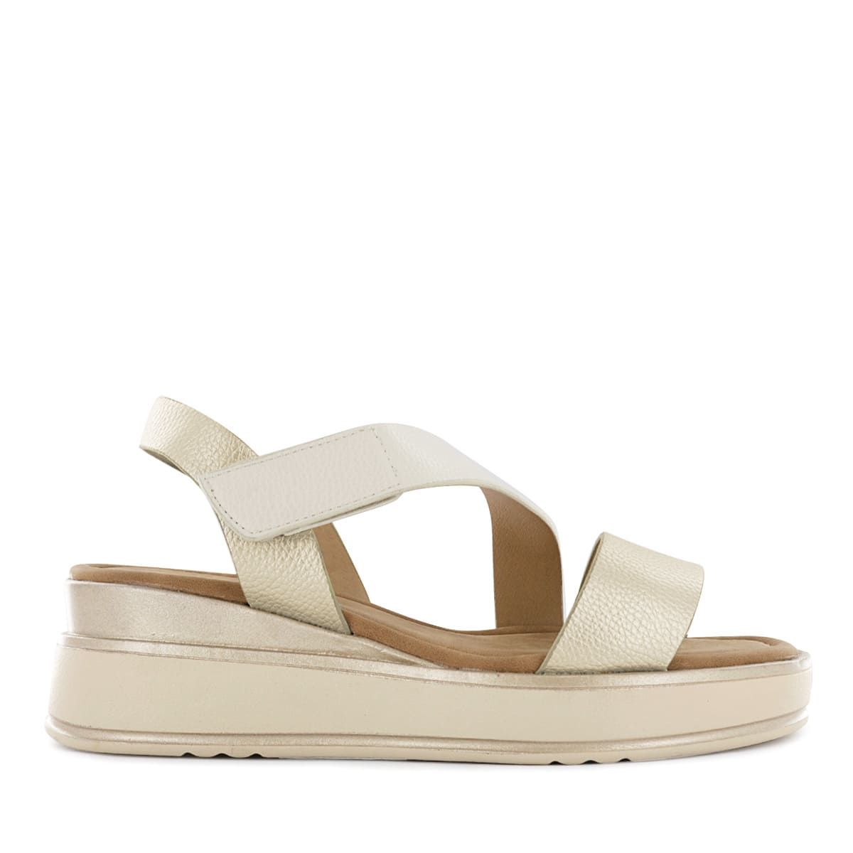 IMPULS - Sandalias Cuña Impuls Mujer Adaya12 Oro