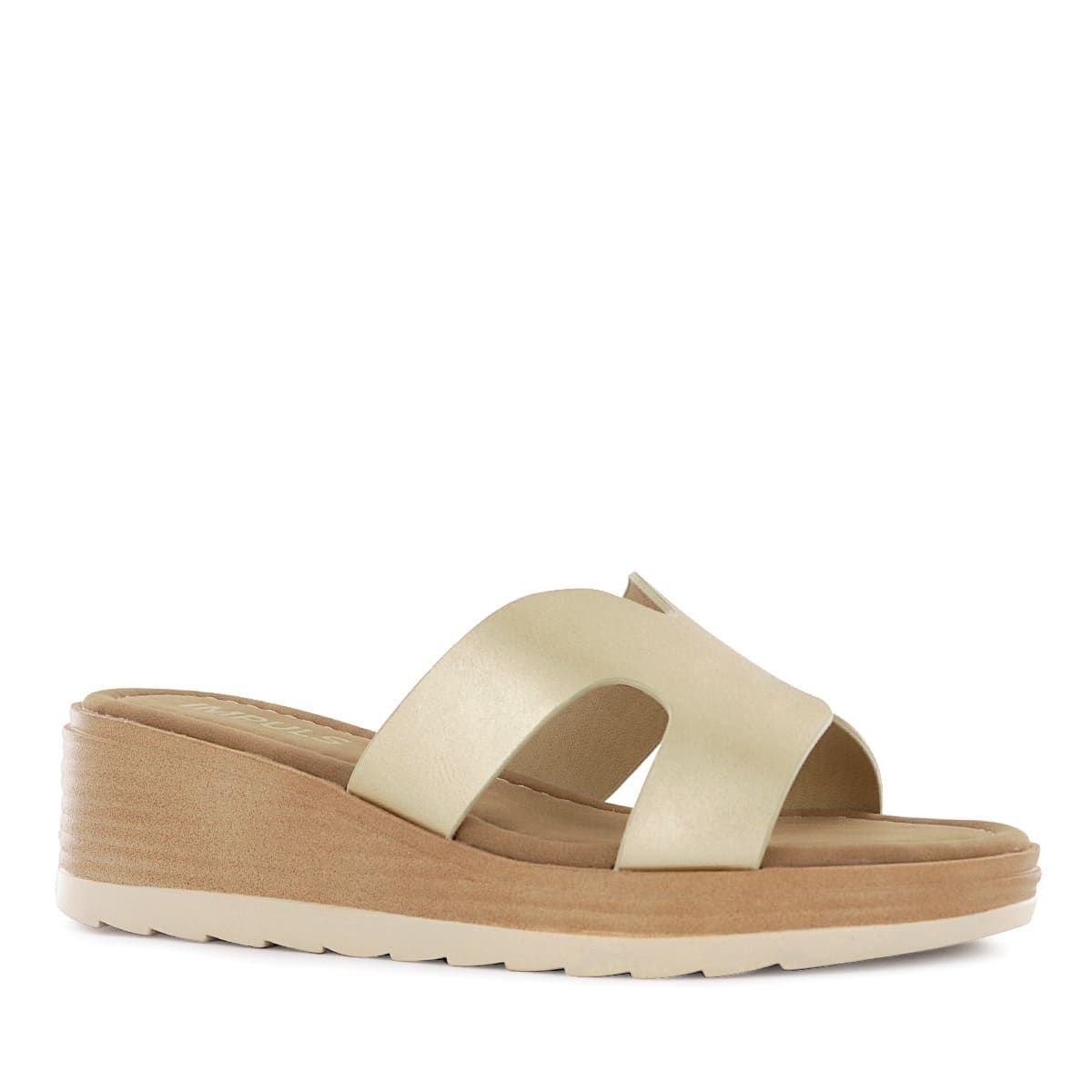 IMPULS - Sandalias Cuña Impuls Mujer Adaya13 Oro
